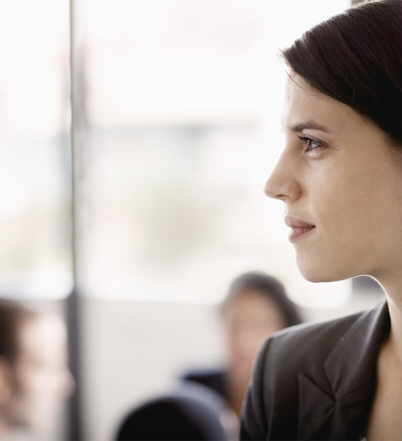 Woman looking away